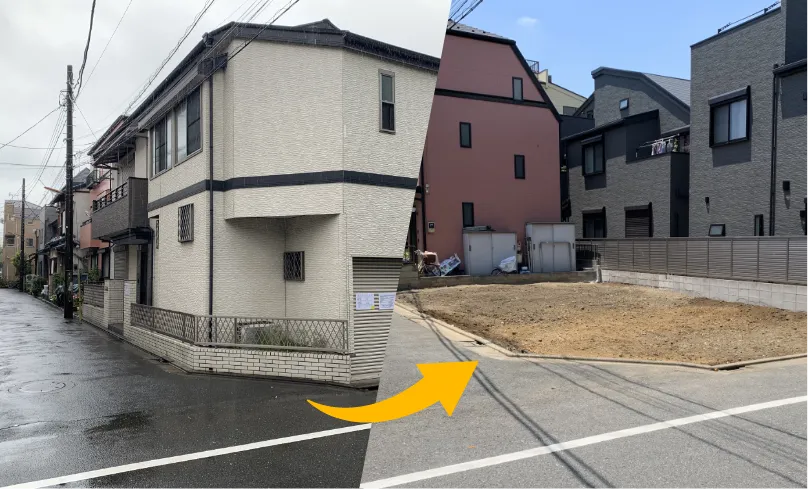 空調機・貯水撤去工事-ビフォーアフター